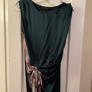 All Saints silk shift dress